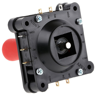 APEM 1, 2-Axis Joystick Conical, IP67 250V ac