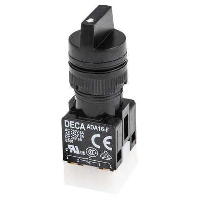 RS PRO Selector Switch - (NC/NO) 3 Positions