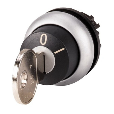 Eaton RMQ Titan 2-position Key Switch Head, Latching, 22mm Cutout