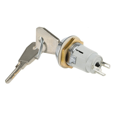 IP66, IP67 Key Switch, SPDT, 5 A @ 115 V ac 2-Way Common-Key
