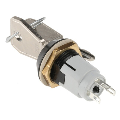 IP67 Key Switch, SPDT, 3 A@ 50 V dc, 5 A@ 115 V ac 2-Way Common-Key