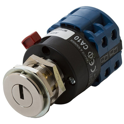 Key Switch, DP-CO, 20 A 2-Way Random-Key