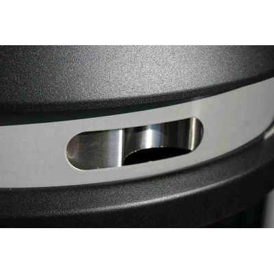 FG9W3400BLA | Rubbermaid Commercial Products Black Stainless Steel Base Mount Ash Tray, 485mm x 1.02m x 480mm