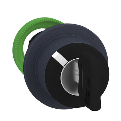 Schneider Electric Harmony XB5 3-position Key Switch Head, Latching, 30mm Cutout