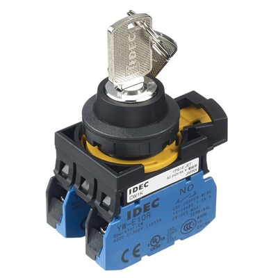 IP66 Key Switch, DPST 3-Way