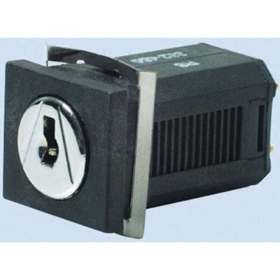 Key Switch, 100 mA @ 30 V dc 3-Way Common-Key