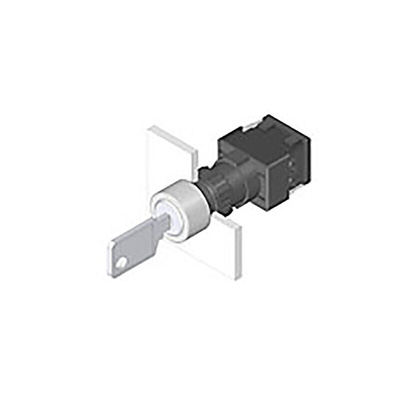 IP65 Keylock Switch, 5 A 2-Way Standard-Key
