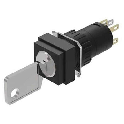 IP65 Keylock Switch, NC/NO, 5 A 2-Way Standard-Key