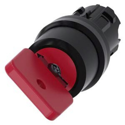 Siemens 3SU1 2-position Key Switch Head, Latching, 22mm Cutout