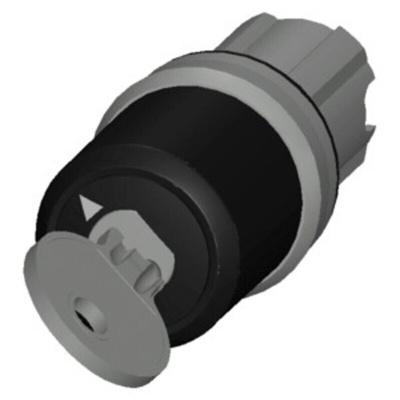 Siemens 3SU1 2-position Key Switch Head, Latching, 22mm Cutout