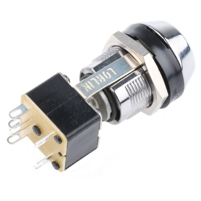 Key Switch, DPDT, 4 A @ 250 V ac 1-Way Flat-Key