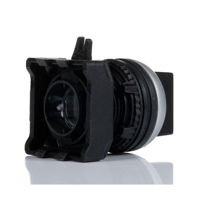 RS PRO 3 Position Selector Switch Head, 22mm Cutout, Black Handle