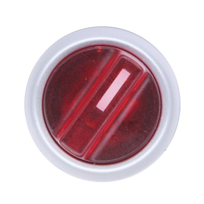 RS PRO 2 Position Selector Switch Head, 22mm Cutout, Red Handle