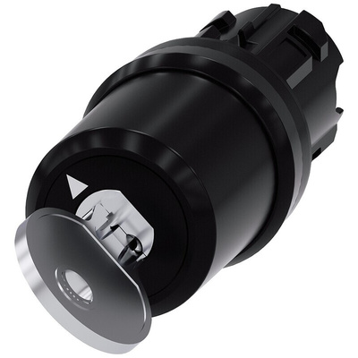 Siemens SIRIUS ACT 2-position Key Switch Head, Momentary, 22mm Cutout