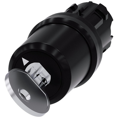 Siemens SIRIUS ACT 2-position Key Switch Head, Latching, 22mm Cutout