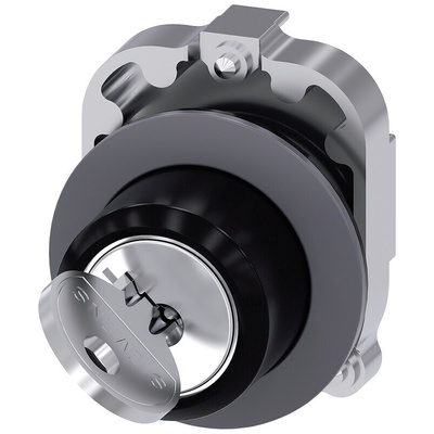 Siemens SIRIUS ACT 2-position Key Switch Head, Latching, 30mm Cutout