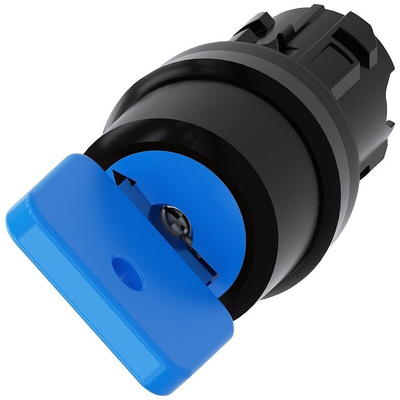 Siemens SIRIUS ACT 2-position Key Switch Head, Momentary, 22mm Cutout