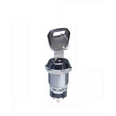 IP40 Keylock Switch, SPDT, 3 A 3-Way Flat-Key