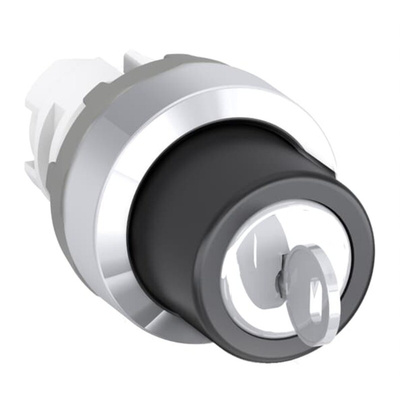 ABB M2SSK3 2-position Key Switch Head, Momentary, 22.5mm Cutout