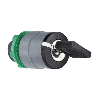 Schneider Electric Harmony XB5 3-position Key Switch Head, Spring Return Right to Centre, 22mm Cutout