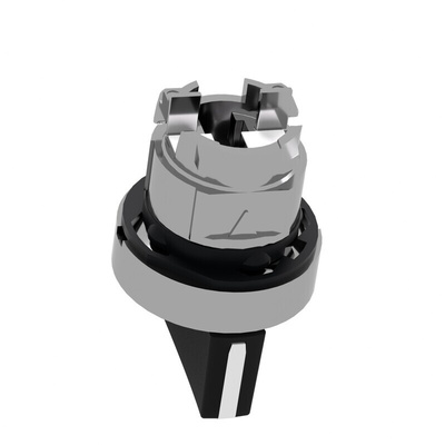 Schneider Electric Harmony XB4 Series 3 Position Selector Switch Head, 22mm Cutout, Black Handle