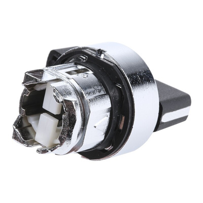 Schneider Electric Harmony XB4 Series 3 Position Selector Switch Head, 22mm Cutout, Black Handle
