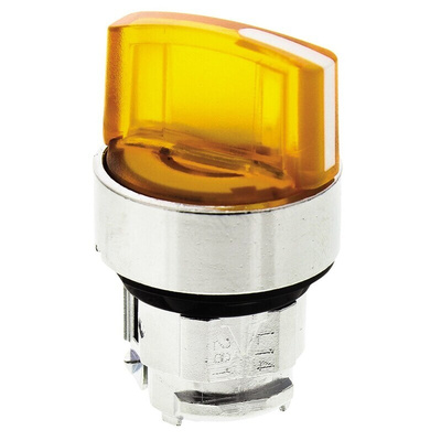 Schneider Electric Harmony XB4 Series 2 Position Selector Switch Head, 22mm Cutout, Orange Handle