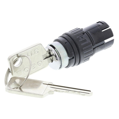 IP65 (Front); IP40 (Rear) Key Switch, 5 A @ 250 V ac 2-Way