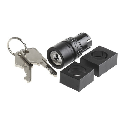 IP65 Key Switch, 5 A @ 250 V ac 2-Way Flat-Key