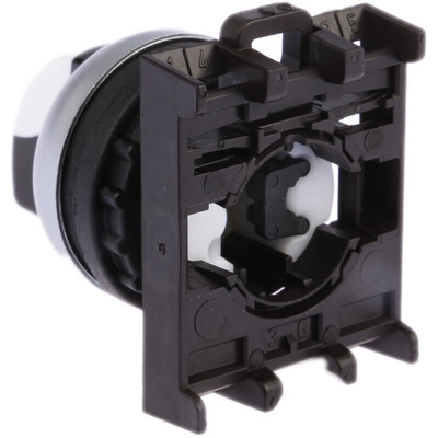 Eaton RMQ Titan Series 2 Position Selector Switch Head, 22mm Cutout, Black Handle