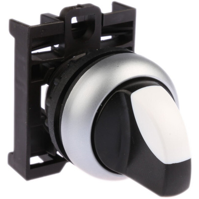Eaton RMQ Titan Series 2 Position Selector Switch Head, 22mm Cutout, Black Handle