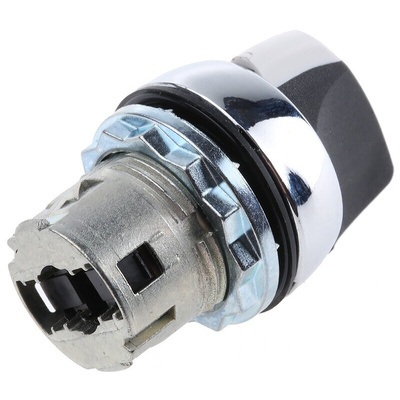 Allen Bradley 800F Series 2 Position Selector Switch Head, 22mm Cutout, Black Handle