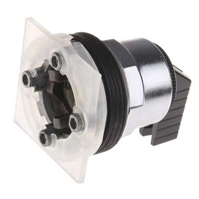 Schneider Electric Harmony 9001K Series 3 Position Selector Switch Head, 30mm Cutout, Black Handle