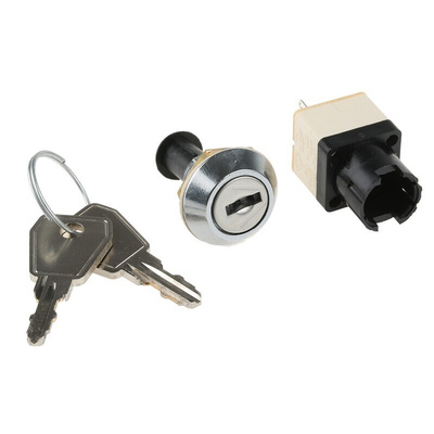 IP67 Key Switch, DPST, 4 A @ 250 V ac 2-Way