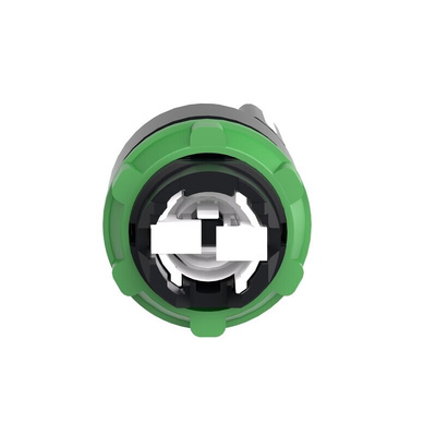 Schneider Electric Harmony XB5 Series 2 Position Selector Switch Head, 22mm Cutout, Black Handle