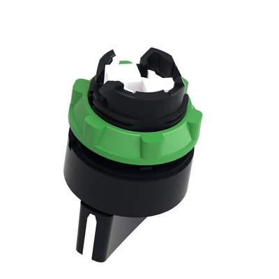 Schneider Electric Harmony XB5 Series 2 Position Selector Switch Head, 22mm Cutout, Black Handle