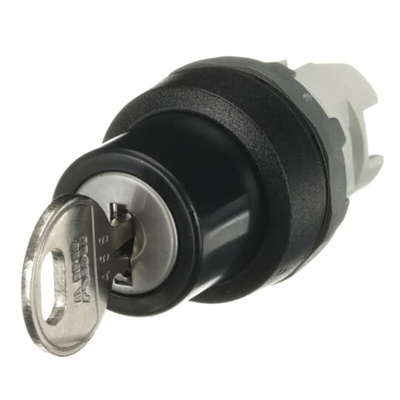 ABB ABB Modular 2-position Key Switch Head, Latching, 22mm Cutout