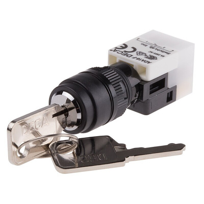 IP65 Key Switch, SPDT 2-Way