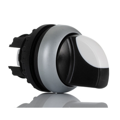 Eaton 3 Position Selector Switch Head, 22mm Cutout, Black Handle