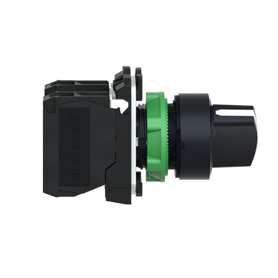 Schneider Electric Knob Selector Switch - (SPDT) 22mm Cutout Diameter 2 Positions