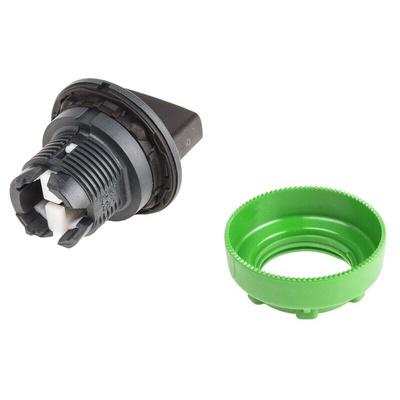 Schneider Electric Harmony XB5 Series 3 Position Selector Switch Head, 30mm Cutout, Black Handle