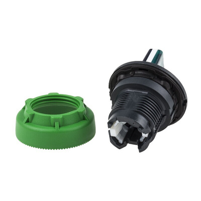 Schneider Electric Harmony XB5 Series 3 Position Selector Switch Head, 30mm Cutout, Green Handle