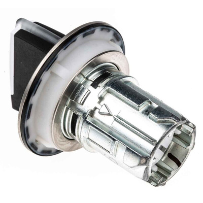 Siemens SIRIUS ACT Series 2 Position Selector Switch Head, 30mm Cutout, Black/White Handle