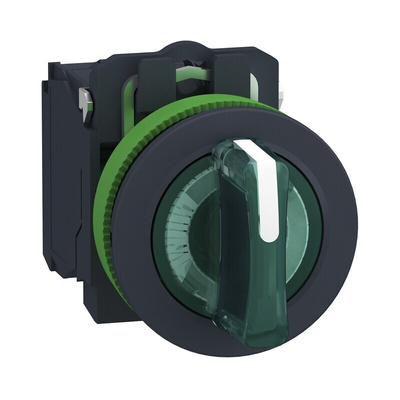 Schneider Electric Selector Switch - (SPDT) 30mm Cutout Diameter, Illuminated 3 Positions
