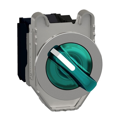 Schneider Electric Selector Switch - (SPDT) 30mm Cutout Diameter, Illuminated 2 Positions