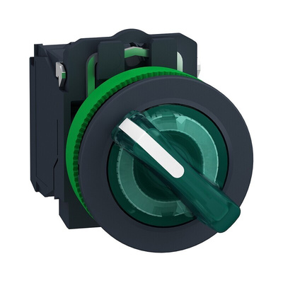 Schneider Electric Selector Switch - (SPDT) 30mm Cutout Diameter, Illuminated 2 Positions