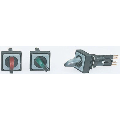 Eaton 3 Position Selector Switch Head, 16mm Cutout, Red Handle