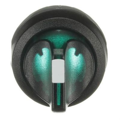 ABB M3SS1 Series 3 Position Selector Switch Head, 22.5mm Cutout, Green Handle