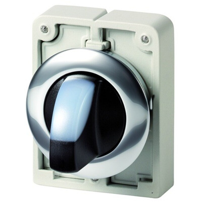 Eaton Toggle Selector Switch - 30mm Cutout Diameter, Illuminated 2 Positions