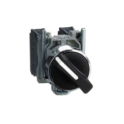 Schneider Electric Knob Selector Switch - (SPDT) 22mm Cutout Diameter 2 Positions